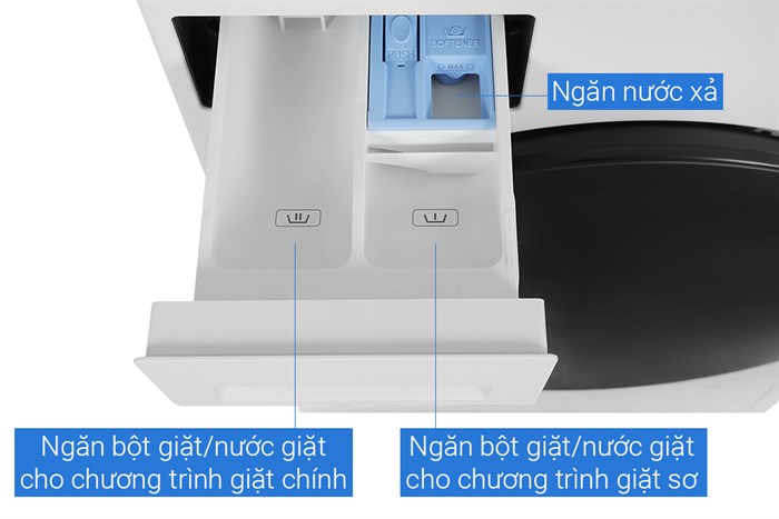 Tháp giặt sấy LG WashTower Inverter giặt 14 kg - sấy 10 kg WT1410NHE